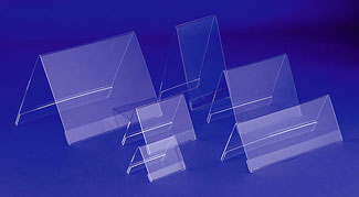 A Shape Acrylic Sign Display