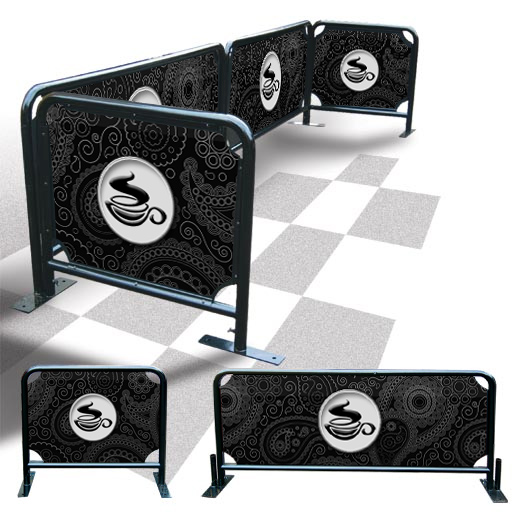 Cafe Barrier Set 2+2