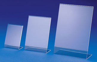L Shape Acrylic Sign Display