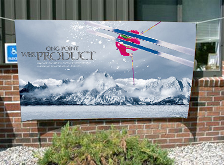 Outdoor Vinyl Banner – Single Sided