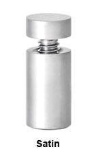 Satin sign standoffs