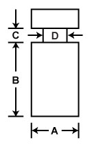 Sign standoffs size