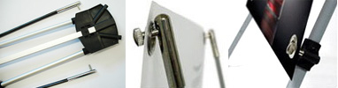 X Banner parts